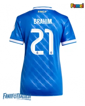 Real Madrid Brahim Diaz #21 Tricou Fotbal Replică 2025-26 Femei Treilea